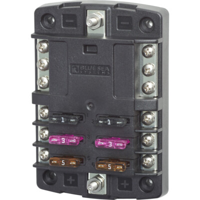BLUE SEA 5030 FUSE BLOCK SCREW TERM BLADE