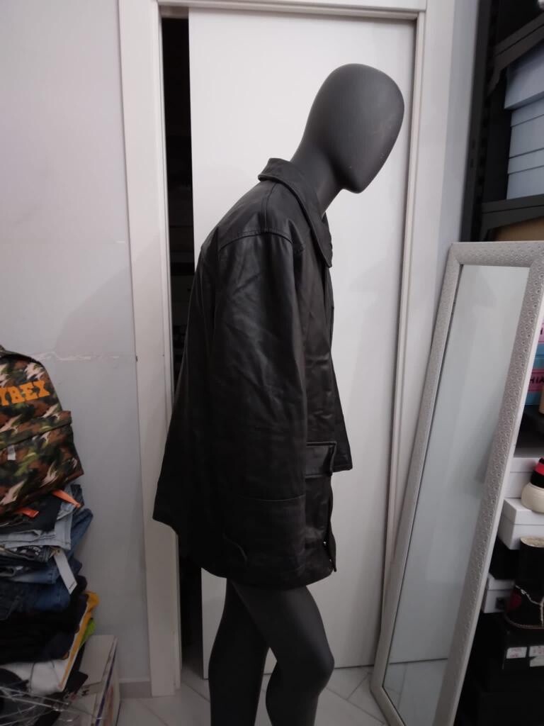 Real Leather Jacket Used Men Size 56 Black XYC707L | eBay Real Leather Jacket Used Men Size 56 Black XYC707L | eBay
