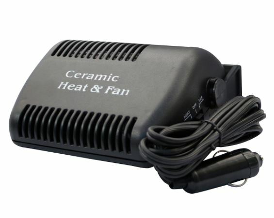 Ceramic Car Heater Fan Plug-in 12v Cigarette Lighter Socket