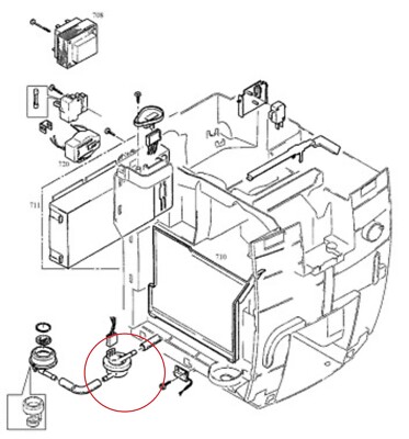 Jura Impressa J5 Replacement Flow Meter