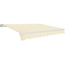 TENDA DA SOLE PER BALCONE ECRU' 2,95X2 MT - con bracci - struttura in alluminio