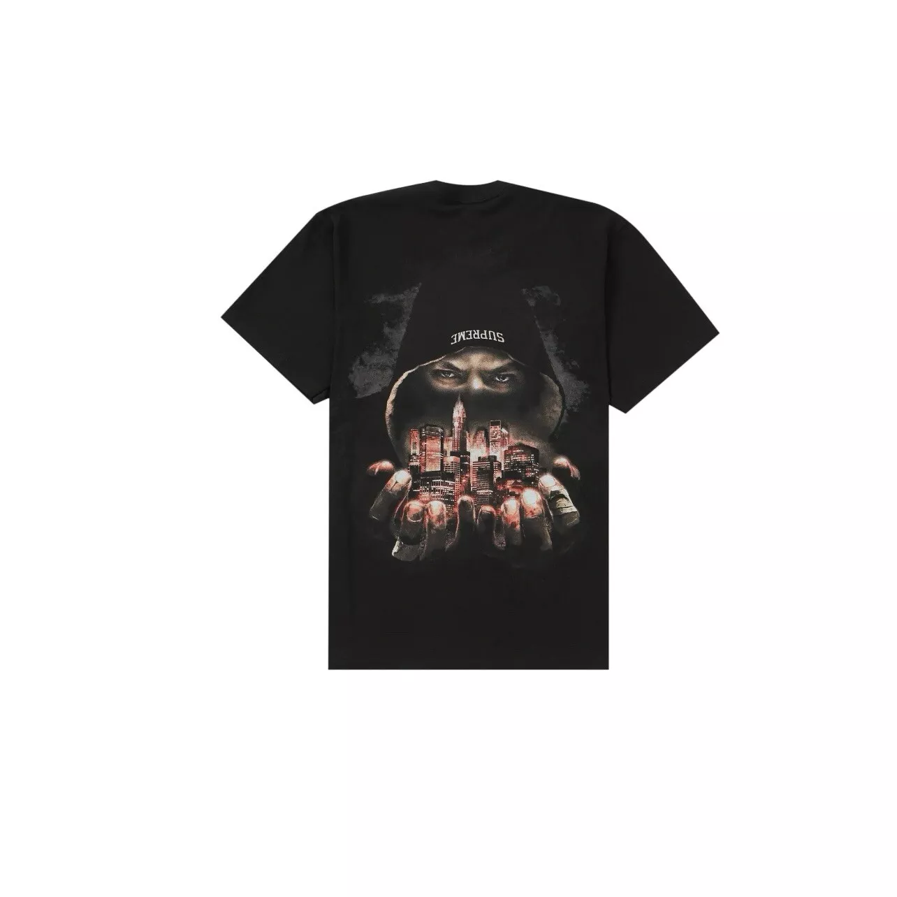 Tee shirt noir In Hand Supreme Fighter Fight For NY Taille : Medium