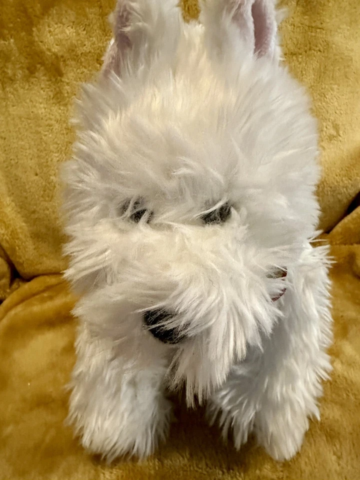 Build A Bear Workshop White Plush Puppy Poodle Bichon Maltese Dog BABW 19” - Image 2 of 4