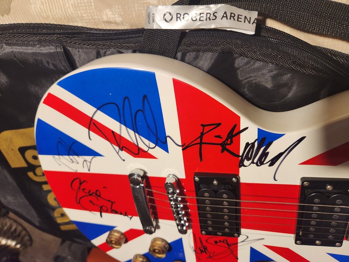 Autographed Def Leppard Guitar(all 5)Triple Certs/Amazing!! | eBay