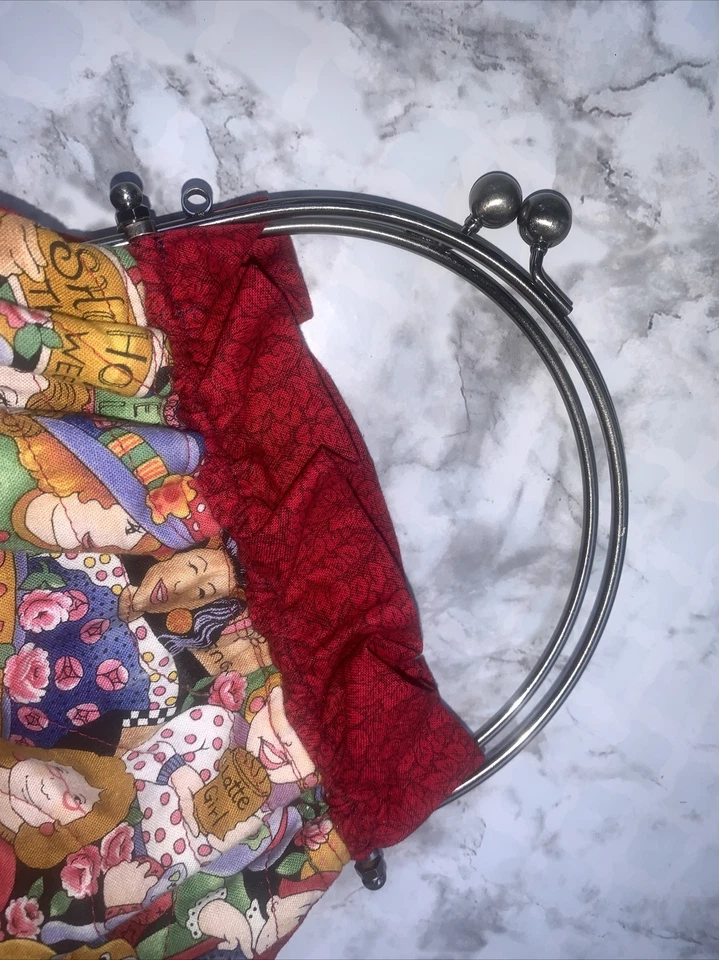 Vantage Ladiesquilt Fabric Handbag - Image 3 of 4