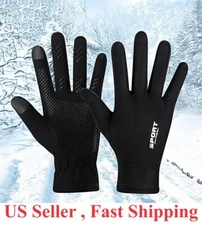 Unisex Winter Warm Thermal Touch Screen Gloves Anti-Slip Sports biking Windproof
