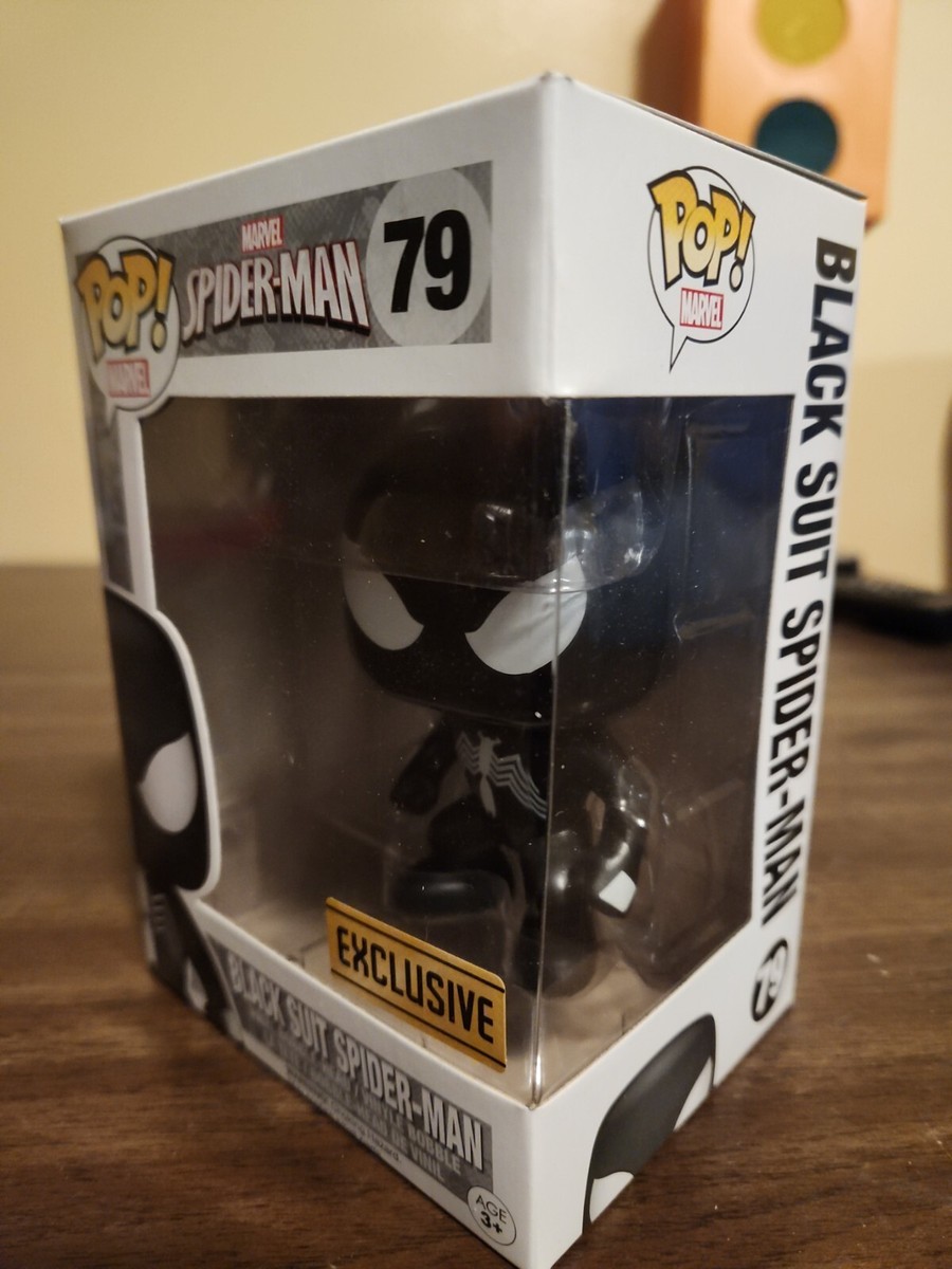 Funko Pop Marvel Spider-Man Black Suit Spider-Man #79 Exclusive