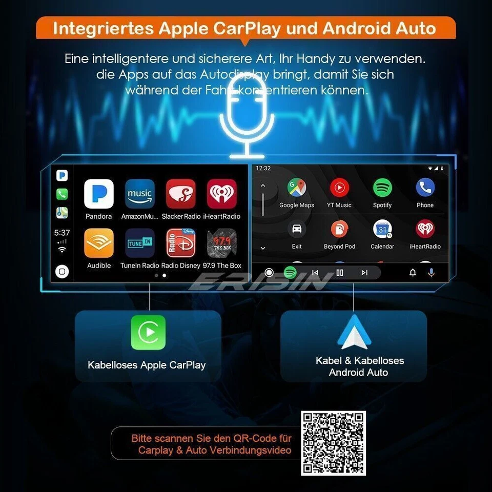 64GB Android 14 DAB+ DVD Autoradio GPS Navi Jeep Compass Wrangler Chrysler Dodge - Bild 4 von 4