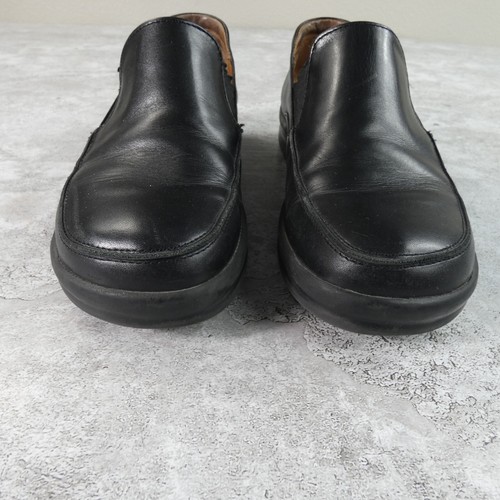 Footprints Shoe Womens 37 Black Clog Birkenstock Slip On Comfort Casual - Picture 3 of 14