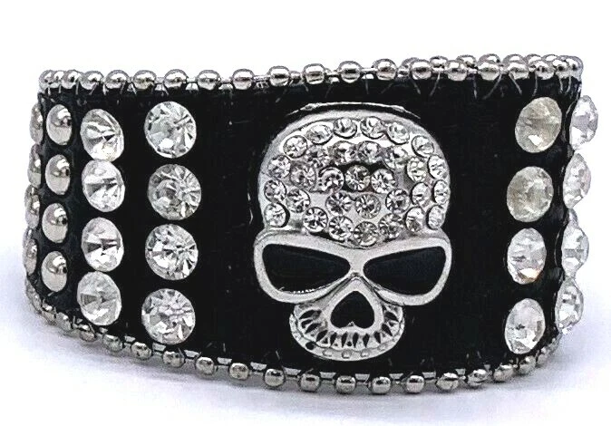 Bling skull bracelet deals