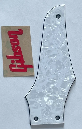 Guitar Pickguard For Gibson Firebird Non-Reverse"Logo"Truss Rod Cover White Pear