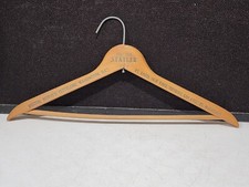 Vintage Wood Clothes Suit Hanger 18.5" STATLER HOTELS