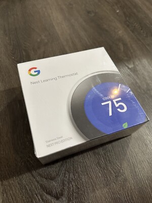 Nest 3rd Generation Programmable Thermostat - Stainless Steel- Pack Of 3