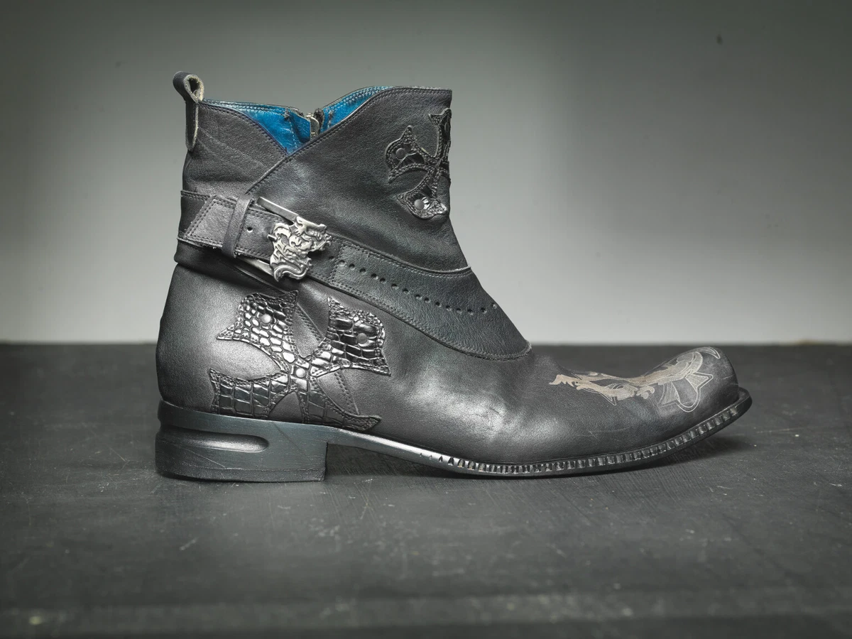 Mark Nason DRUEX 67599 Dragon Rock Boots US12 Distressed Black