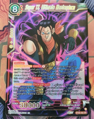 Super 17, Ultimate Masterpiece BT26-022 Super Rare	Dragon Ball Masters Card
