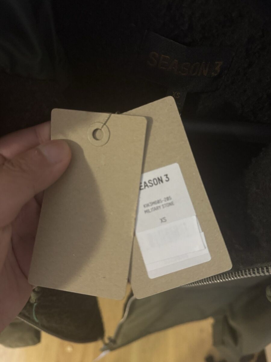 YEEZY Season 3 Men's Khaki Waxed Cotton Anorak, Extra Small YEEZY Season 3 Men's Khaki Waxed Cotton Anorak, Extra Small