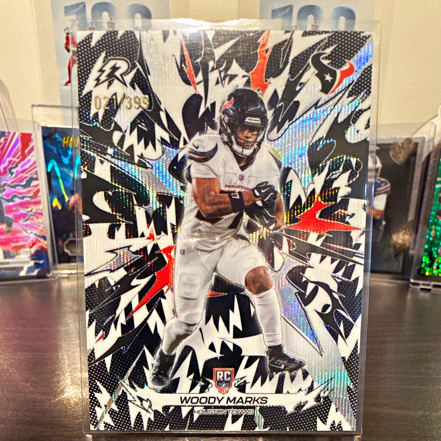 Woody Marks 2025 Topps Resurgence #139 Black/White Surge