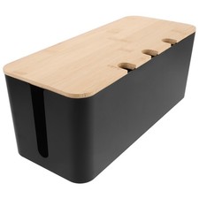 Power Strip Box Baby Proof Surge Protector for Desk Cable Concealer