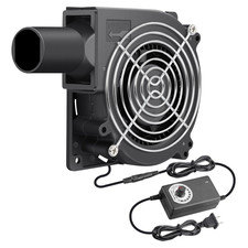 120Mm X 32Mm Dual Ball Blower Fan 12V with 110V - 240V AC Plug Variable Speed Co