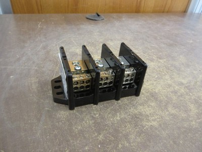 Marathon Power Distribution Block 1403401 175A 600V 3P Line: 2/0-6,8,10-14 Used