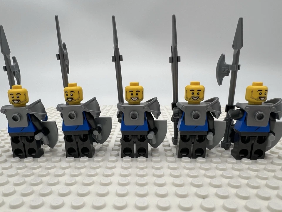 5 Pack LEGO Black Falcon Knights Minifigures – Army Builder Set – Free Shipping - Image 4 of 4