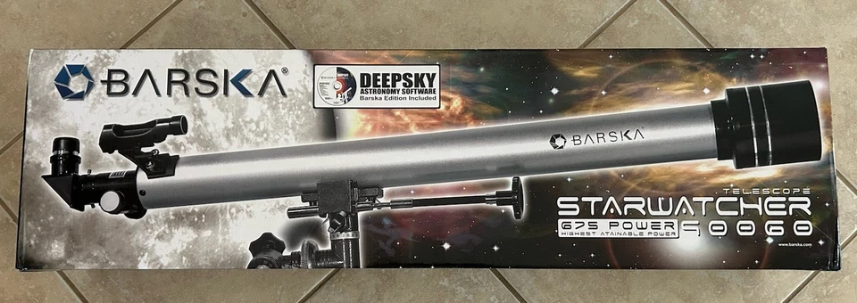 Barska 90060 - 675 Power Starwatcher Refractor Telescope with Equatorial Mount - Image 2 of 4