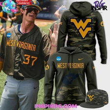 West Virg*inia Mountaineer Military Appreciation 2025 Camo 3D Hoodie