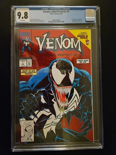 Marvel Comics Venom : Lethal Protector # 1 February 1993 CGC Grade Of 9.8 Comic
