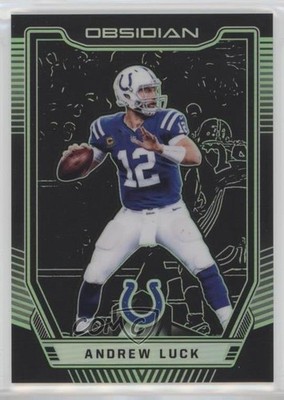 2018 Panini Obsidian Electric Etch Green 12/25 Andrew Luck #57 s3g
