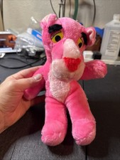 Vintage 1980 16 Pink Panther Stuffed Plush By Mighty Star