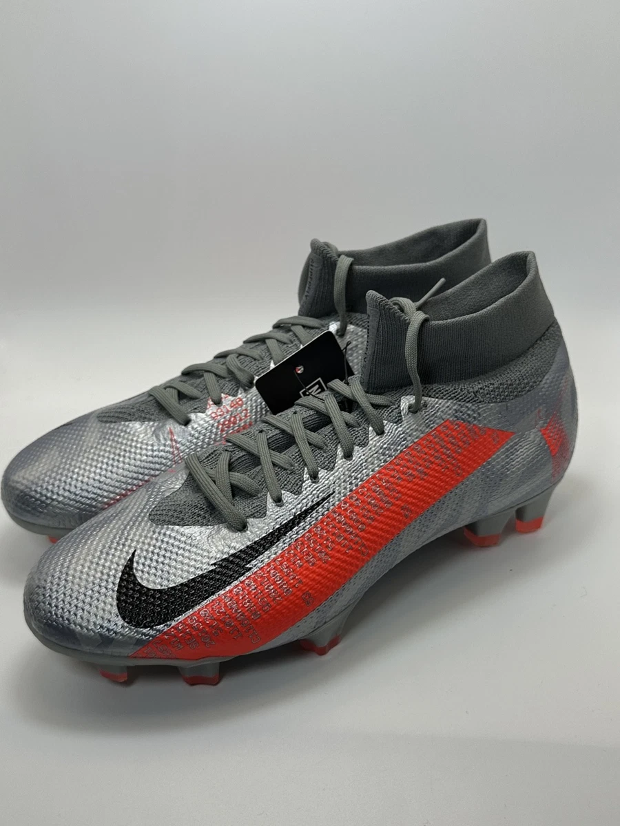 Nike Mercurial Superfly 7 Pro FG Metallic Grey Crimson for Sale