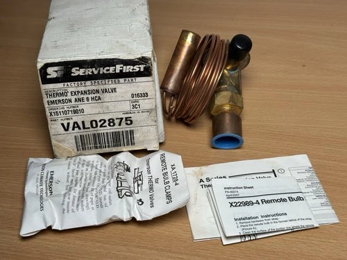 VAL02875 Thermo Expansion Valve Service First Trane Emerson ANE 8 HCA