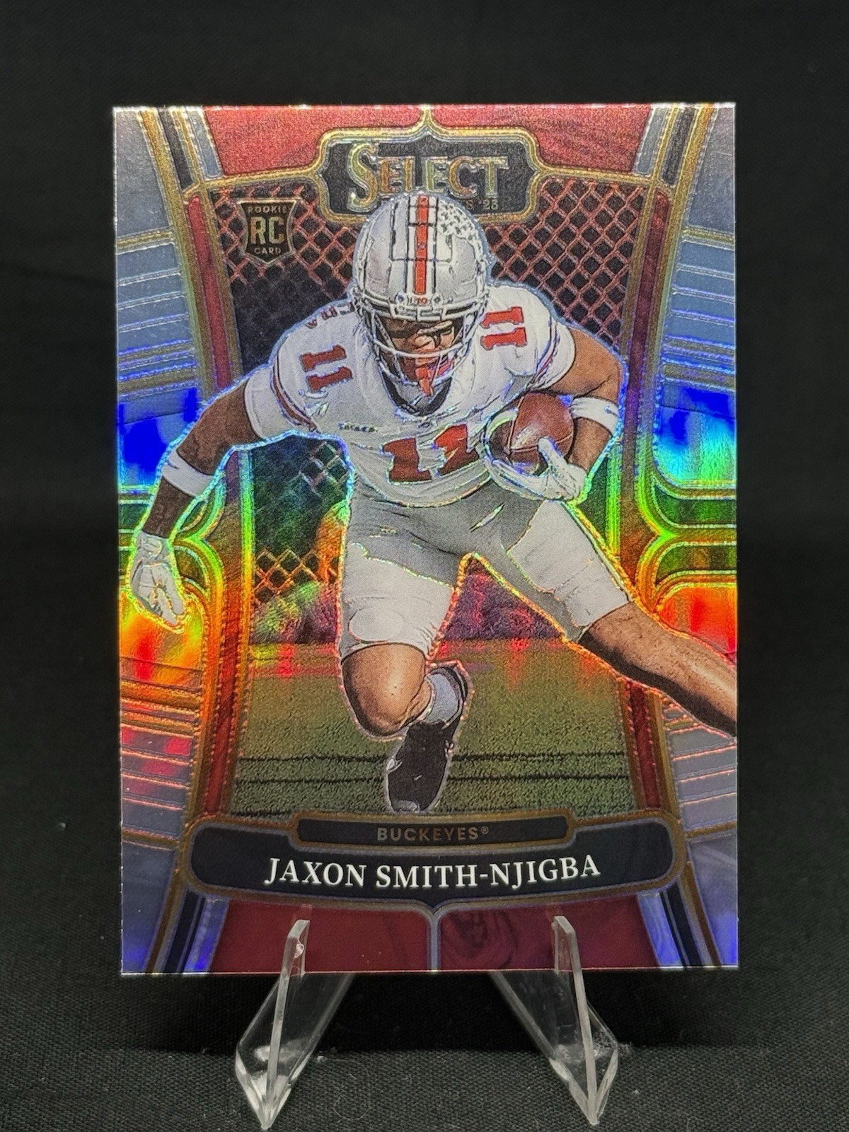 2023 Panini Select Draft Picks - Jaxon Smith-Njigba #7 Silver Prizm (RC) 