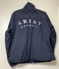 Ariat Jacket Womens XL Navy Blue Reversible Jacket Full Zip