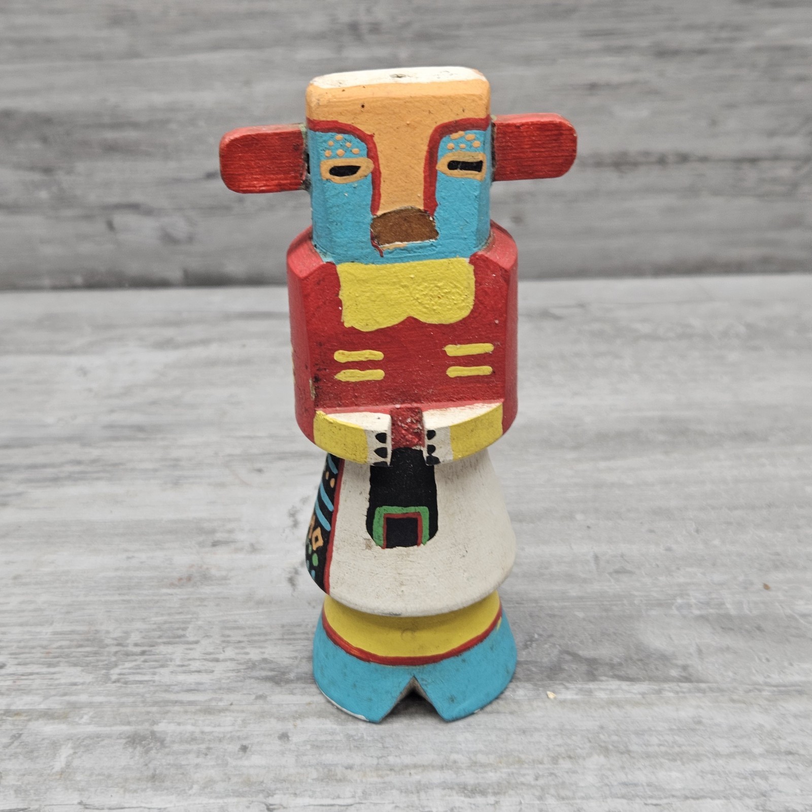 Hopi Kachina Native American Carved Wood Figure Statue DAMAGED Lot (11)