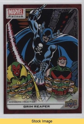 2023 Upper Deck Marvel Platinum High Series Red Rainbow Grim Reaper READ 07q0
