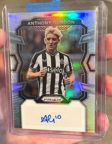 Anthony Gordon AUTO 2023-24 Panini Prizm EPL Silver S-AG Newcastle England/99