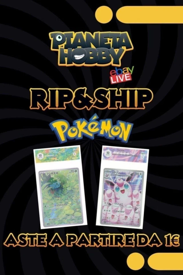 Asta n.44 a partire da 1€ carte Pokemon e One Piece gradate GRAAD-PSA