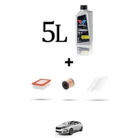 Hoffcar Servicekit 3 Filter Und 5L ÖL FüR Ds5 1.6 Thp 155KW Ab 2015