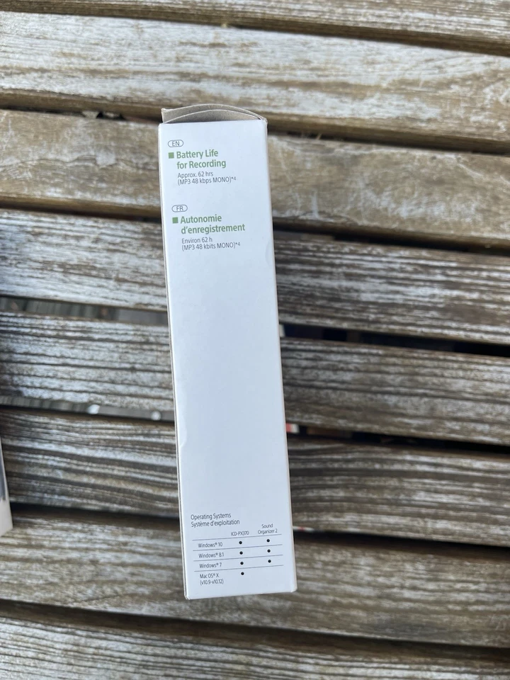 Sony PX Series ICD-PX370 4GB Mono Digital Recorder Factory  - Image 3 of 4