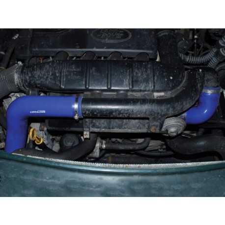 Kit durites silicone intercooler pour Freelander 1 bleu - Réf DA3182B