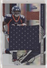 2009 Playoff Absolute Memorabilia 8/10 Knowshon Moreno #208 Rookie Auto RC 0s3