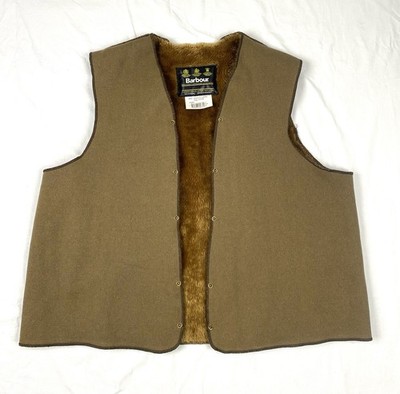 Vintage Barbour A297 Warm Pile Lining C50/127cm, Innenfutter für Wachsjacke