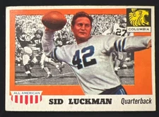 1955 Topps All American - Sid Luckman #85