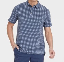 Goodfellow  Co Men's Short Sleeve Comfort Wear Floral Polo Shirt size XL