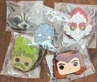 Funko Guardians of the Galaxy Rocket Pin Lot of 5 Marvel Collector Corps New