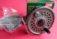 SUPERB BOXED OLD SHOP STOCK 3 1/2" LEEDA RIMFLY CONCEPT 375 FLY FISHING REEL +SS