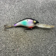 Mann's 20+ Plus Deep Hog Double Stamp Vintage Crankbait - Alabama Shad