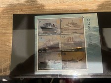 2004 - OCEAN LINERS - MINI SHEET - MINT STAMPS #2761