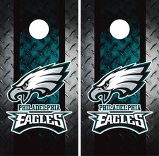 Philadelphia Eagles Cornhole Board Wrap Skin Decal Football Vinyl Sticker VZ26